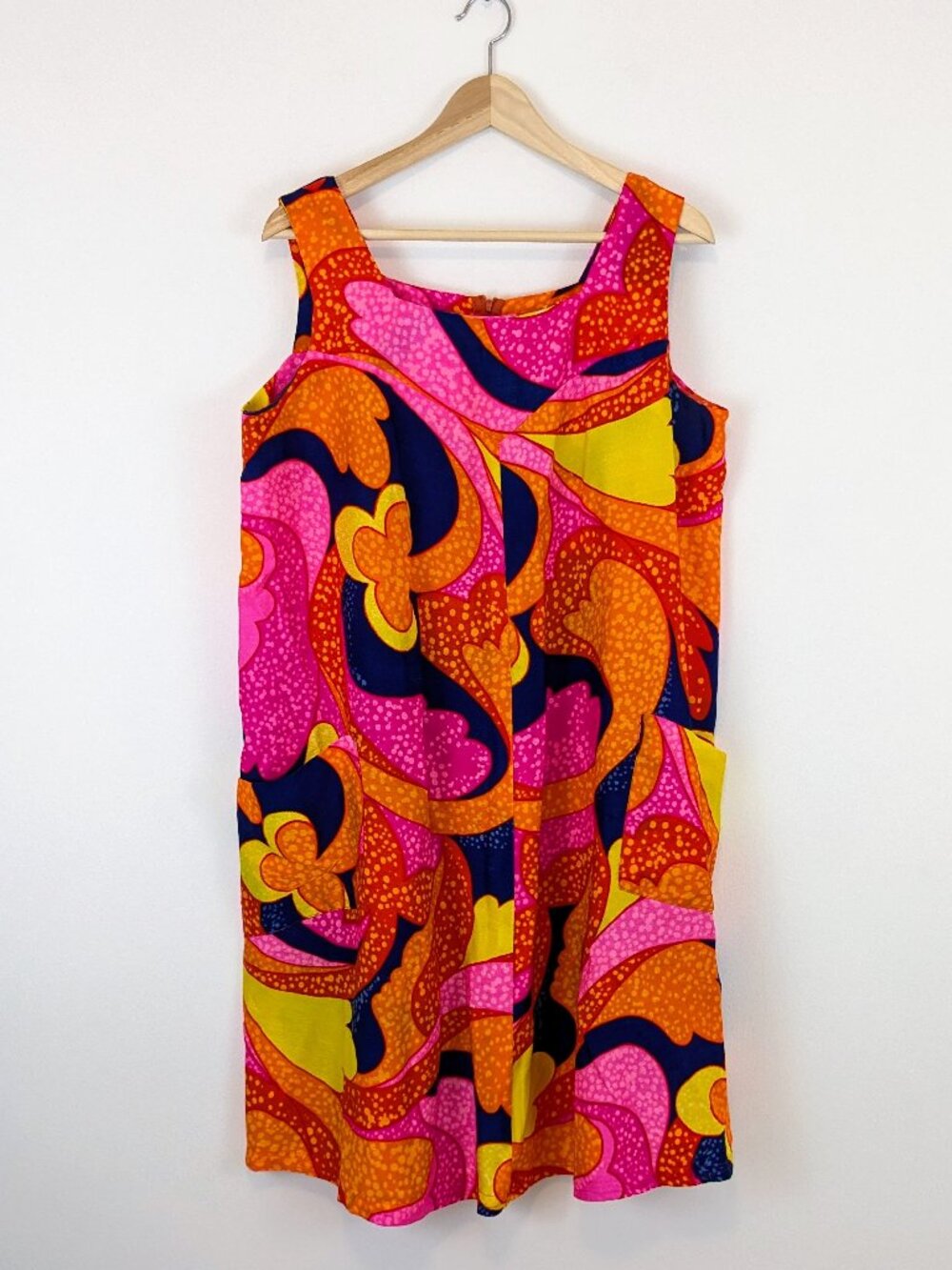 Vintage pomare tahiti honolulu hawaii dress 60s 70s